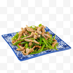 方盘榨菜肉丝图片_尖椒肉丝家常菜