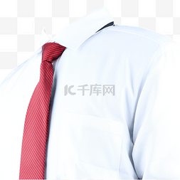 衬衫礼服图片_胸像摄影图正装领带白衬衫