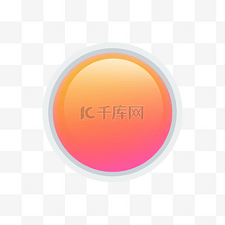 圆形按钮按钮图片_3DC4D立体质感圆形点击按钮