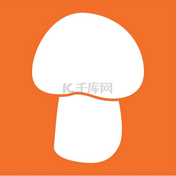 蘑菇-香菇白色图标 .. 蘑菇-香菇它