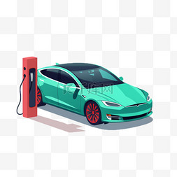 充电停车位图图片_新能源汽车充电服务交通工具