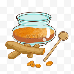 咖喱粉姜黄香料瓶装印度食品