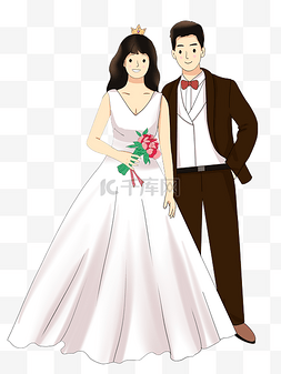漫画婚礼图片_婚礼结婚情侣人像婚礼头像婚礼
