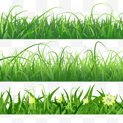 层次感草丛春季复活节绿色草地