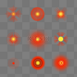 标记圆圈标记图片_红色痛点符号套图