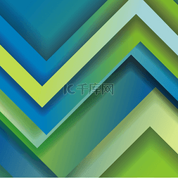 节日封面设计图片图片_从透明的蓝色和绿色层抽象几何背