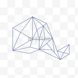 钻石几何三角图案背景图像