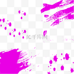 紫色喷墨底纹边框