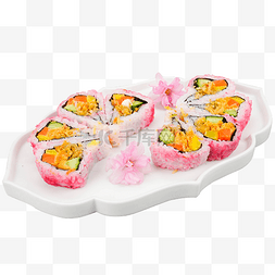 寿司食物图片_樱花寿司食物美食