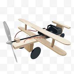遥控遥控图片_木质玩具飞机