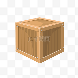楼梯上搬箱子图片_立体木制箱子木箱