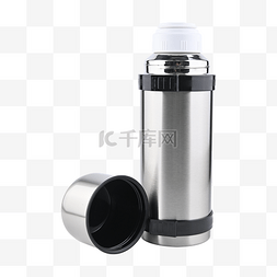 不锈钢保温杯矢量图片_不锈钢容器保温热水瓶