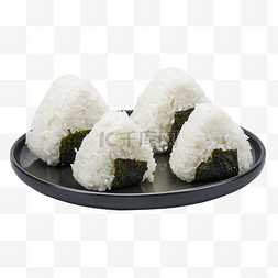海苔肉松虾滑图片_海苔饭团
