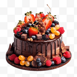 生日蛋糕奶油图片_美味奶油巧克力蛋糕点心甜品