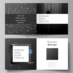 概念书籍设计图片_方形设计双折小册子、传单、杂志