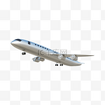 3DC4D立体飞机交通工具