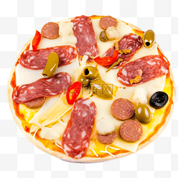 插画披萨图片_餐饮美食西餐披萨