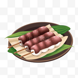 日本团子图片_传统美食甜汤圆日本团子