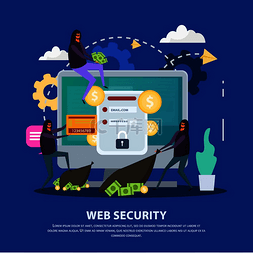 保护电脑图片_Web 安全平面组合黑客攻击和监控