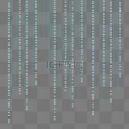 装饰图片_科技数字代码装饰01程序
