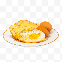营养早餐鸡蛋面包