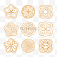 中秋中秋节月饼图案模具套图icon图标