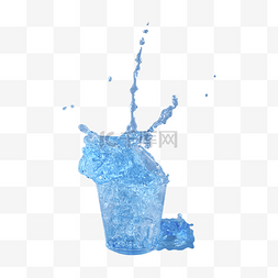 水杯透明液体无色水无味