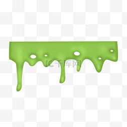 痰液绿色画图图片液体