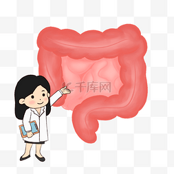 脏空气肠道图片_肠道肠胃健康医疗