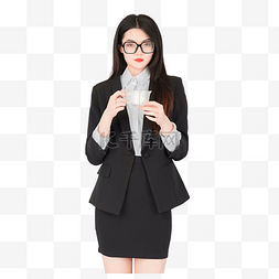 女式职业装图片_商务人士喝咖啡