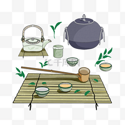 茶具图片_经典茶具日本茶壶和杯