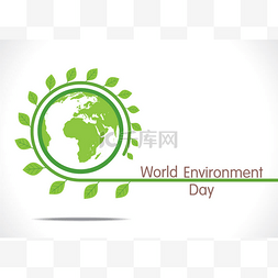 世界环境日手绘图片_世界环境日横幅设计创意矢量图解
