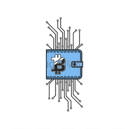 比特币图标图片_比特币钱包和区块链隔离的加密货