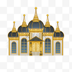 欧式古典宫殿殿堂