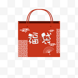 红色购物图图片_福袋日本新年高端幸运袋