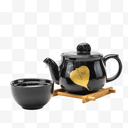 茶壶黑色图片_黑色茶具茶壶