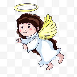 天使可爱图图片_卡通可爱小天使装饰元素