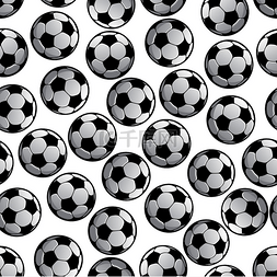 项模式图片_运动无缝模式的足球或足球。
