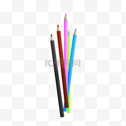 世界艺术日几支彩色画笔
