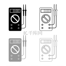 万用表矢量图片_用于测量电气指标交流直流电压安