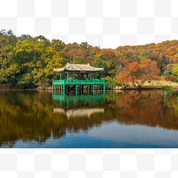 风景图片_南京钟山风景名胜区深秋时节的流