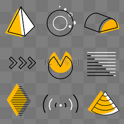 几何图形图片_几何图形线条套图