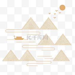 中国风山水图片_中国风山水底纹