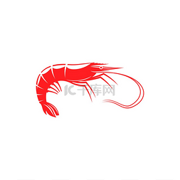 生虾或煮虾隔离水下动物。