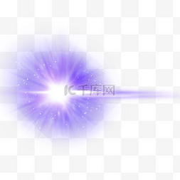 紫色宇宙星空图片_超新星爆炸紫色光效