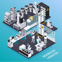 机器人等距专业概念与微生物学机