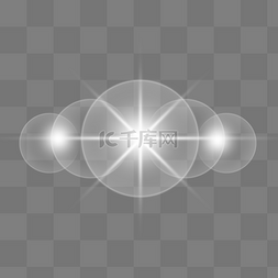 白色渐变光晕图片_米字白色爆闪光晕特效