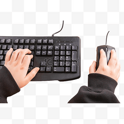 黑色键盘按键图片_电脑打字键盘鼠标