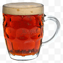 啤酒棕色玻璃杯饮料