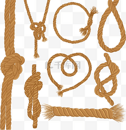 编织图片_绳子麻绳捆绑木绳装饰线编织